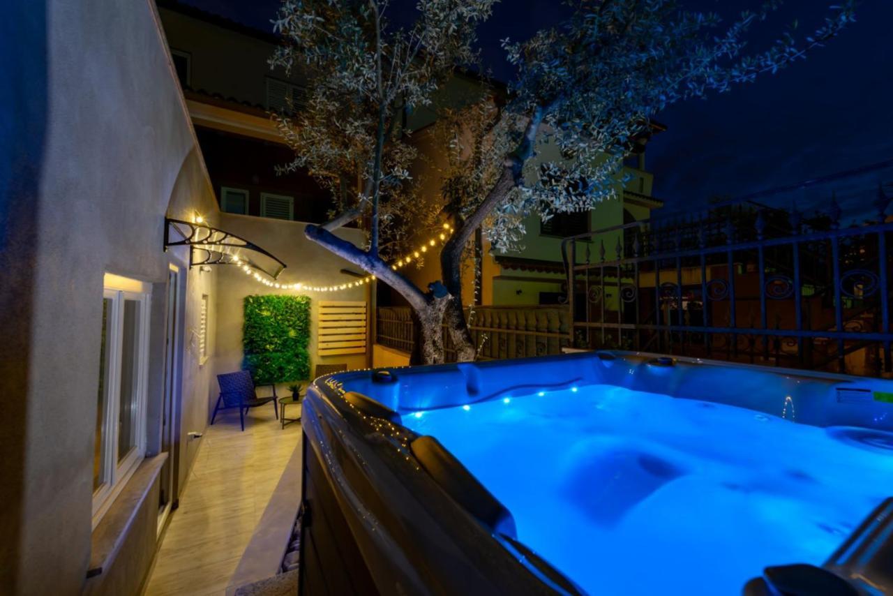 Studio Apartment Mare With Private Garden And Jacuzzi Vinkuran Eksteriør bilde